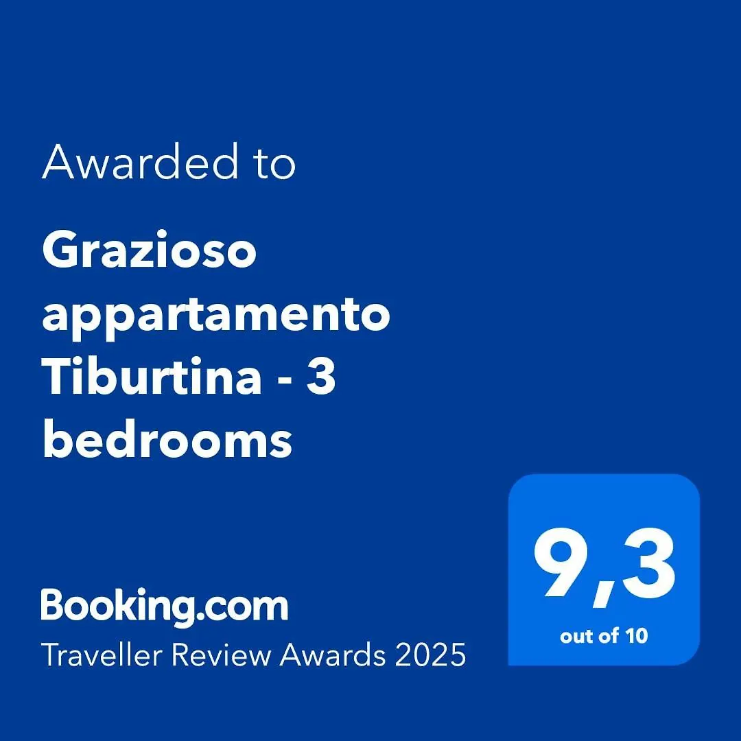 Grazioso Appartamento Tiburtina - 3 Bedrooms Rome Apartment